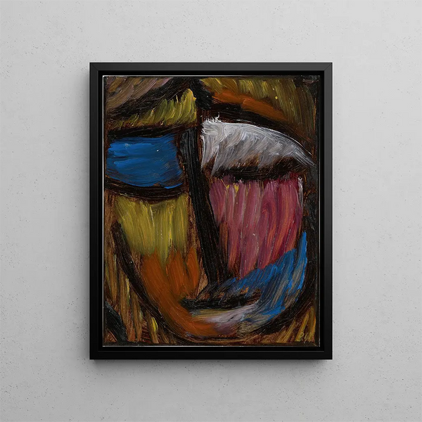 Meditazione N° 30 - Alexej von Jawlensky — quadro incorniciato alla parete