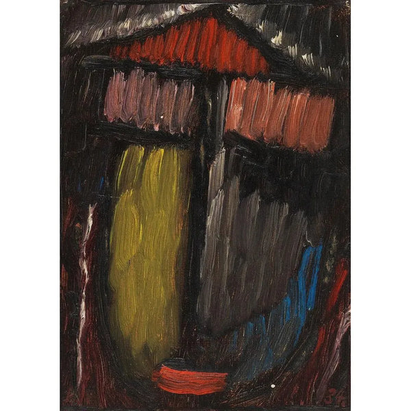 Meditazione n° 70 - Alexej von Jawlensky — quadro incorniciato alla parete