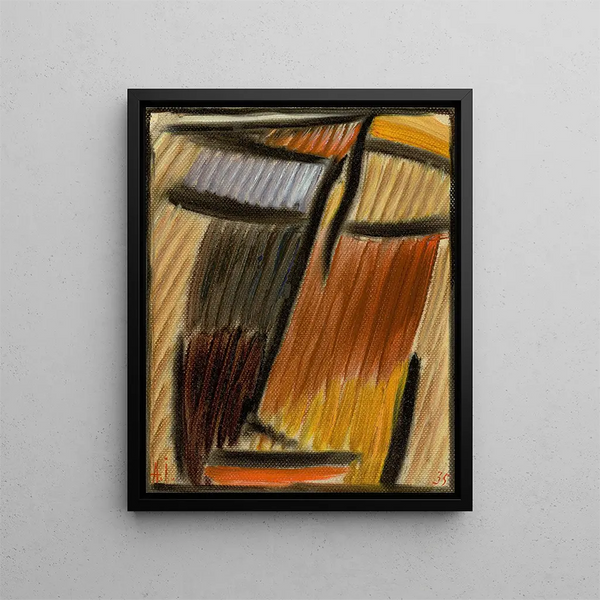 Meditazione - Alexej von Jawlensky — quadro incorniciato alla parete