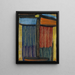 Meditazione su sfondo dorato - Alexej von Jawlensky — quadro incorniciato alla parete