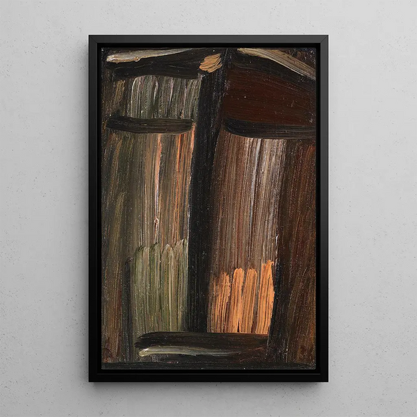 Meditazione terrestre media - Alexej von Jawlensky — quadro incorniciato alla parete