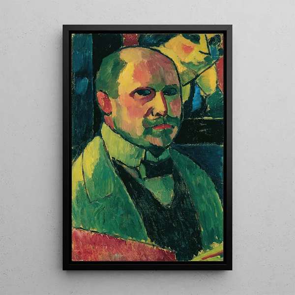 Riproduzione del dipinto Autoritratto - Alexej von Jawlensky