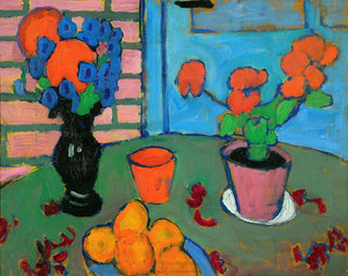 Nature morte con fiori e arance - Alexej von Jawlensky — vista dell’opera