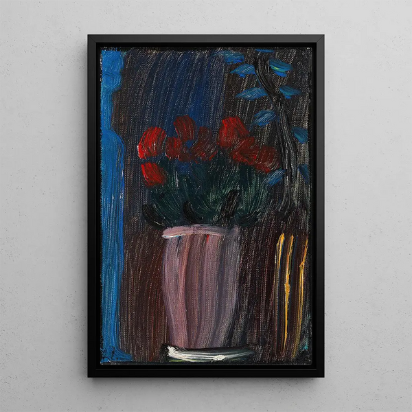 Riproduzione del dipinto Natura morta con ciclamino in fiore - Alexej von Jawlensky