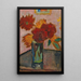 Nature morte con fiori - Alexej von Jawlensky — quadro incorniciato alla parete