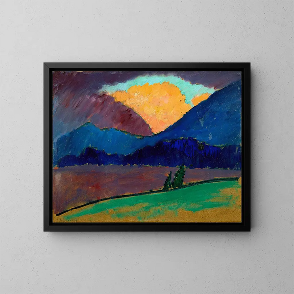 Soir d'été à Murnau - Alexej von Jawlensky — quadro incorniciato alla parete