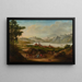 Vista sul fondo del lago di Ginevra ripreso sopra Cully - Alexis Nicolas Prignon — quadro incorniciato alla parete
