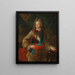 Ritratto del principe James Francis Edward Stuart, il vecchio pretendente - Alexis Simon Belle — quadro incorniciato alla parete