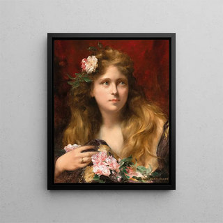 Alexis Vollon - Young woman with roses.webp