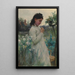 Riproduzione del dipinto Giovane ragazza in un giardino - Alfred Augustus Glendening