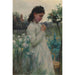 Riproduzione del dipinto Giovane ragazza in un giardino - Alfred Augustus Glendening