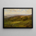 Paesaggio con Bestiame e Pali di Paglia - Alfred Augustus Glendening — quadro incorniciato alla parete