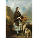 Giovane donna con cani - Alfred de Dreux — vista dell’opera