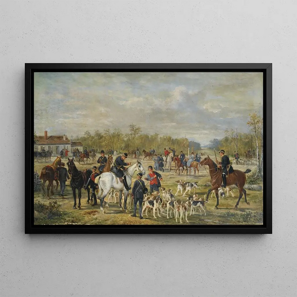 Alfred Decaen - Le Dpart pour la chasse.webp
