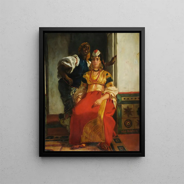 Marie ebrea in Marocco - Alfred Dehodencq — quadro incorniciato alla parete