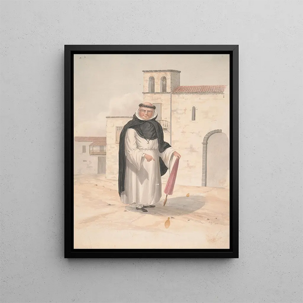Fratello domenicano - Alfred Diston — quadro incorniciato alla parete