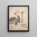 Fratello francescano - Alfred Diston — quadro incorniciato alla parete