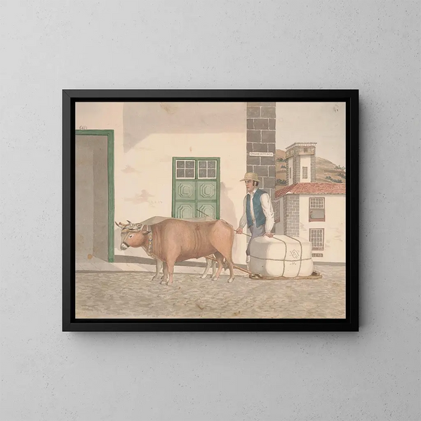 Sledge à marchandises - Alfred Diston — quadro incorniciato alla parete