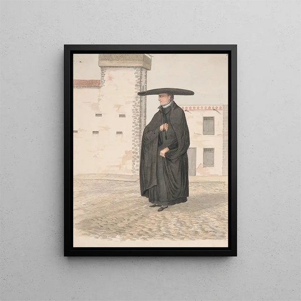Curé di parrocchia - Alfred Diston — quadro incorniciato alla parete