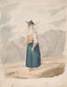 contadino con bastone La Palma - Alfred Diston — vista dell’opera