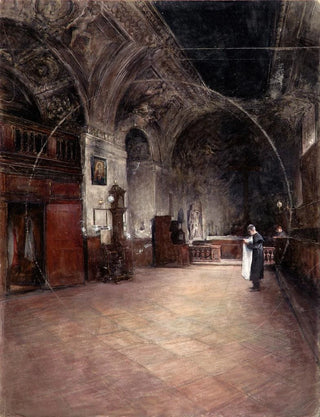 Alfred Edler von Pflgl - Die Sakristei der Stephanskirche in Wien.webp