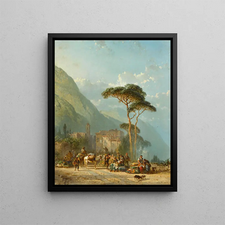 Alfred Eduard Agenor de Bylandt - Market day Cannobio.webp