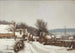 Un villaggio in inverno - Alfred Garcement — vista dell’opera