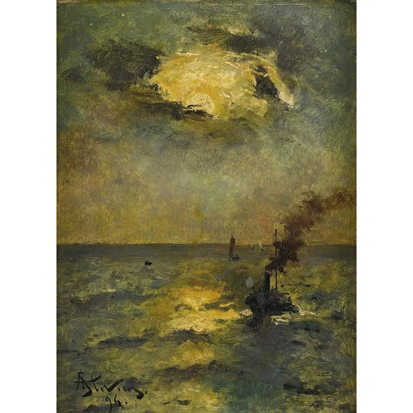 Riproduzione del dipinto Navi Solari che perforano le nuvole - Alfred George Stevens