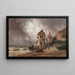 Ritorno a casa prima della tempesta - Alfred Godchaux — quadro incorniciato alla parete