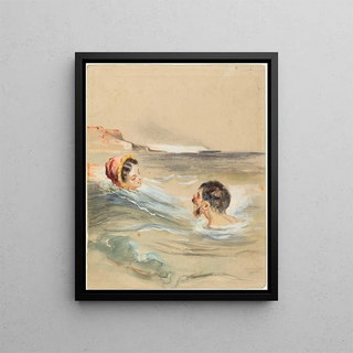 Alfred Grvin - Male and Female Bathers.webp