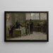 Il suffragio universale - Alfred Henri Bramtot — quadro incorniciato alla parete