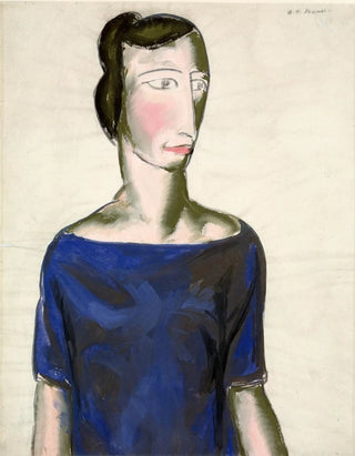 Alfred Henry Maurer - Portrait of a Girl.webp