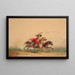 Attraper des chevaux sauvages au lasso - Alfred Jacob Miller — quadro incorniciato alla parete