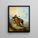 Le Scalp-Lock (Conflit de cas) - Alfred Jacob Miller — quadro incorniciato alla parete