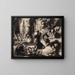 Apparizione - Alfred Ost — quadro incorniciato alla parete