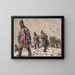 Attraverso la neve - Alfred Ost — quadro incorniciato alla parete