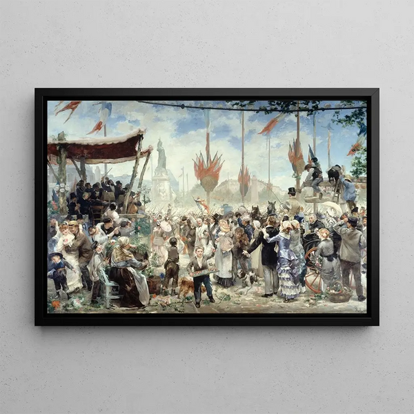 Alfred Philippe Roll - 14 Juillet 1880 inauguration du monument la Rpublique.webp