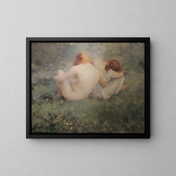 Bagni - Alfred Philippe Roll — quadro incorniciato alla parete