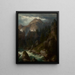 Mont Pyszna nelle Tatras - Alfred Schoupp — quadro incorniciato alla parete