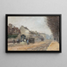 Boulevard Héloïse - Alfred Sisley — quadro incorniciato alla parete