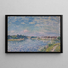 La Seine à Saint-Mammès le soir - Alfred Sisley — quadro incorniciato alla parete