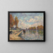 La Seine à Suresnes - Alfred Sisley — quadro incorniciato alla parete