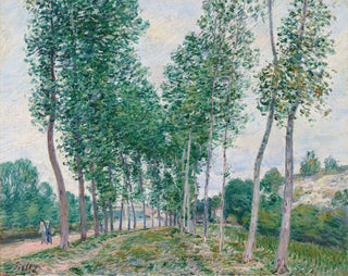 Alfred Sisley - Lalle des peupliers au bord du Loing.webp