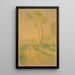 Riproduzione del dipinto Paesaggio con alberi - Alfred Sisley