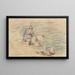 Le Lavandaie - Alfred Sisley — quadro incorniciato alla parete