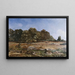 Lisière della foresta di Fontainebleau - Alfred Sisley — quadro incorniciato alla parete