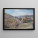 Sulle colline di Moret una mattina di primavera - Alfred Sisley — quadro incorniciato alla parete