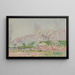 Pommiers en fleurs - Alfred Sisley — quadro incorniciato alla parete