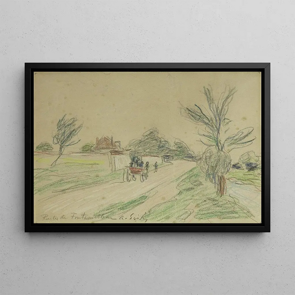 Alfred Sisley - Route de Fontainebleau.webp