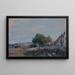 Saint-Mammès, mattina - Alfred Sisley — quadro incorniciato alla parete